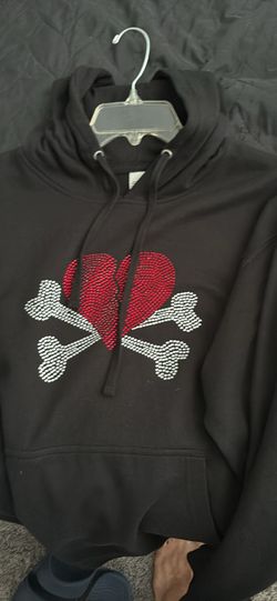 rhinestone heartbreak hoodie