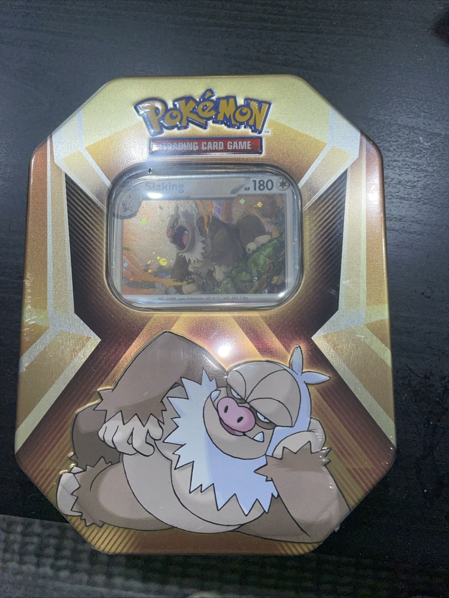 Pokémon TCG: trading Card Game Brand New Factory Sealed Slaking  Tin