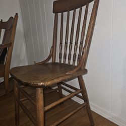 Antique Oak Chair 