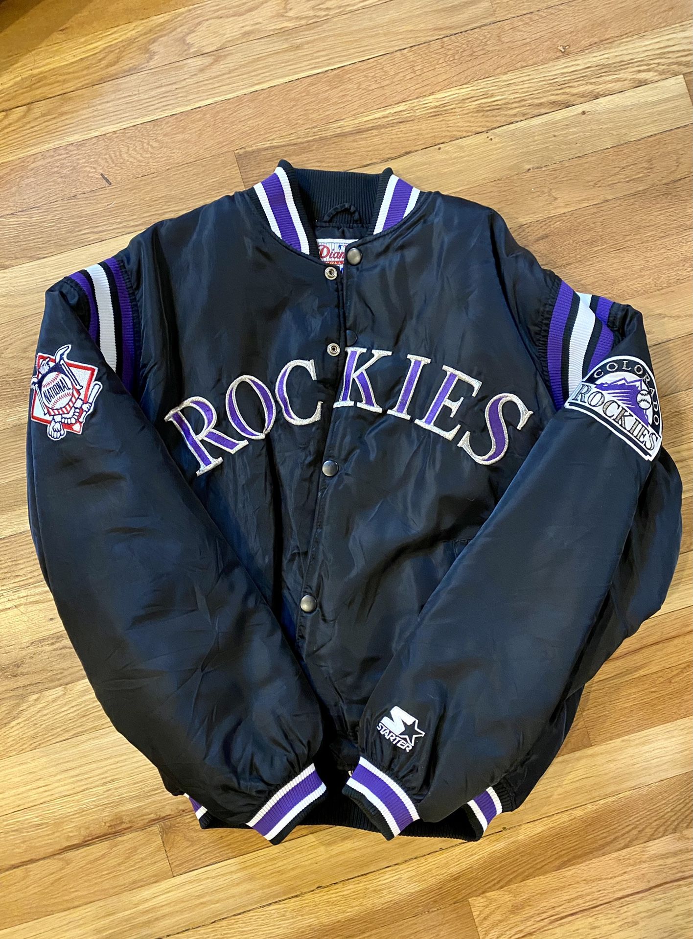 VINTAGE COLORADO ROCKIES BOMBER JACKET