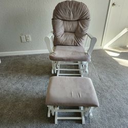 Rocking Chair With Foot Stool