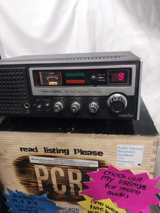 Vintage Realistic Navaho Base Station TRC-432