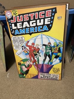 Justice League Plaque