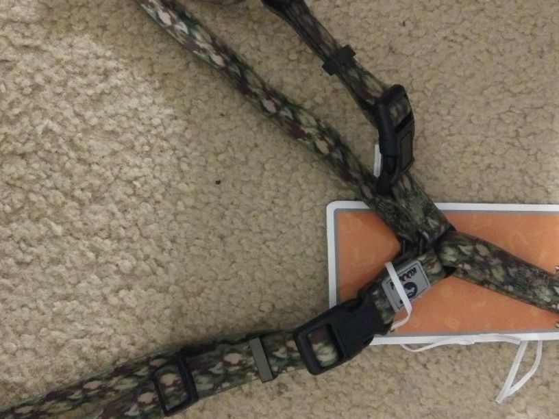 NEW SILICONE CAMOUFLAGE DOG LEASH COLLAR