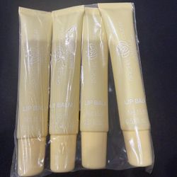 Lot of 4- Rachel Couture Hydrating Lip Balm – Non-Sticky, Natural Shine & Nourishment | Silky Smooth Finish with Luscious Scent - Vanilla