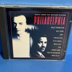 Philadelphia Movie Soundtrack CD 1993 Bruce Springsteen, Neil Young, Sade
