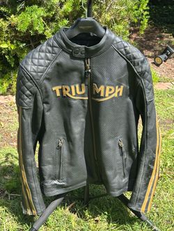 TRIUMPH BRADEN AIR RACE LEATHER JACKET