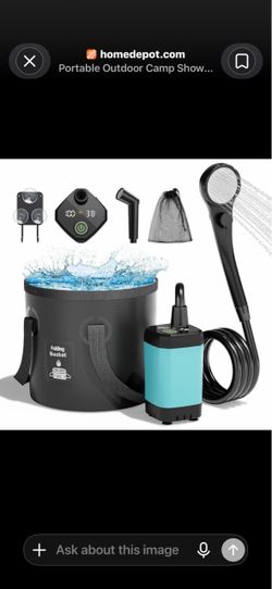 Portable Outdoor Camping Shower Kit