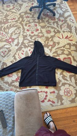 Black Zip Up Hoodie