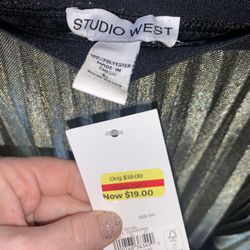 Gold/Black Women’s L skirt 