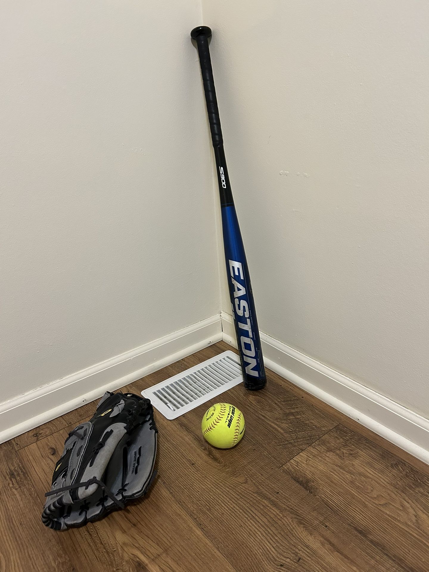 Set Of Baseball Equipment
