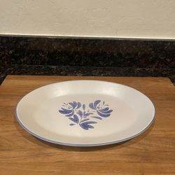 Pfaltzgraff Yorktown Blue 12 inch Oval Steak Serving Platter
