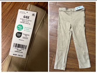 New OSHKOSH Khaki Color Pants Size 6/6X.