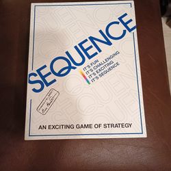 The original 1995 SEQUENCE board card game. Must Pick up. Deer Vly 67th Ave