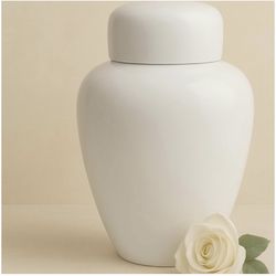Elegant Ceramic Cremation Urn 
