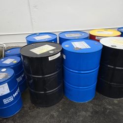 55 Gallon Steel Drums