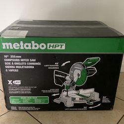 Metabo HPT 10-in 15-Amp Single Bevel Compound Corded Miter Saw