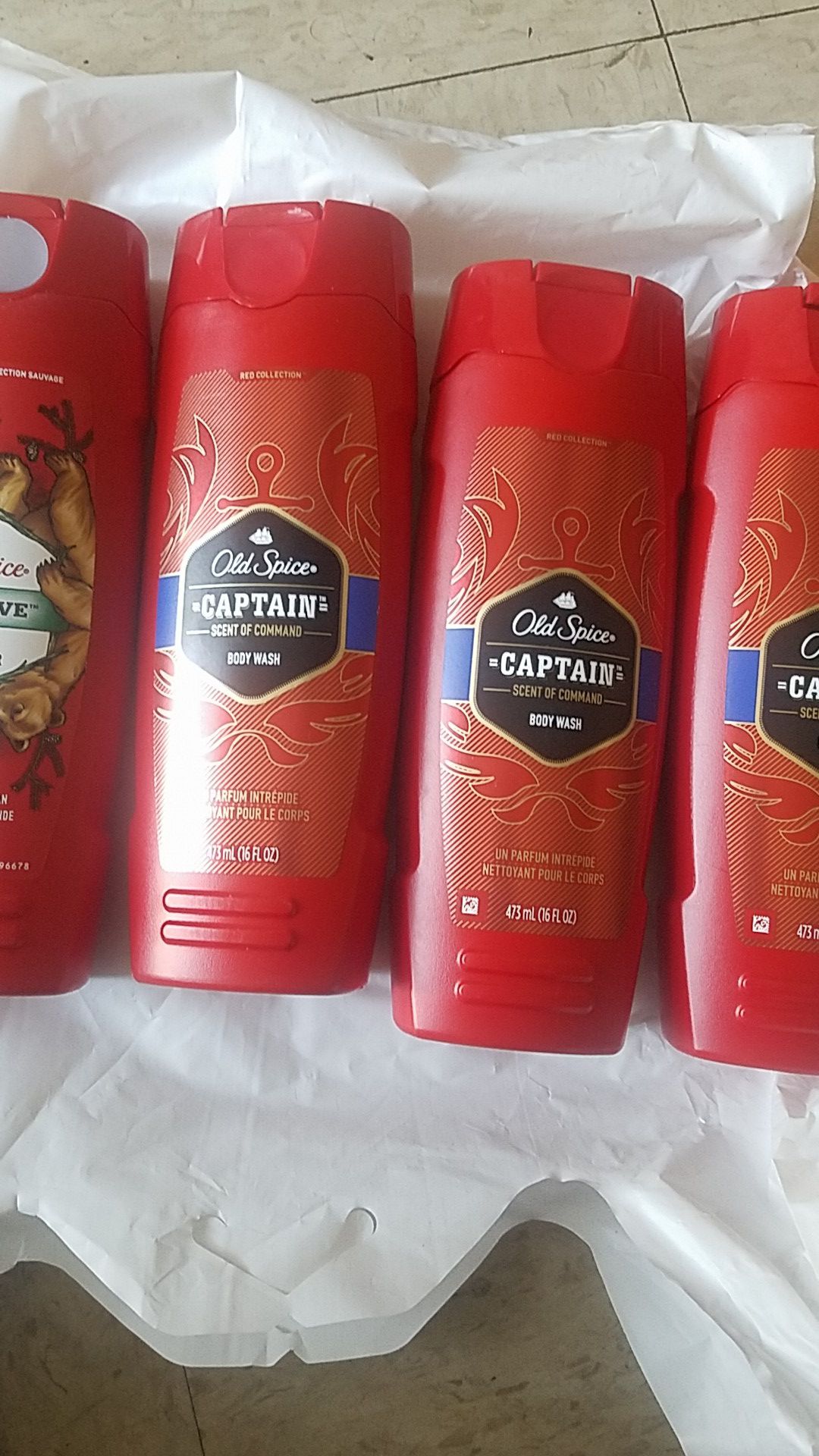 Old Spice body wash