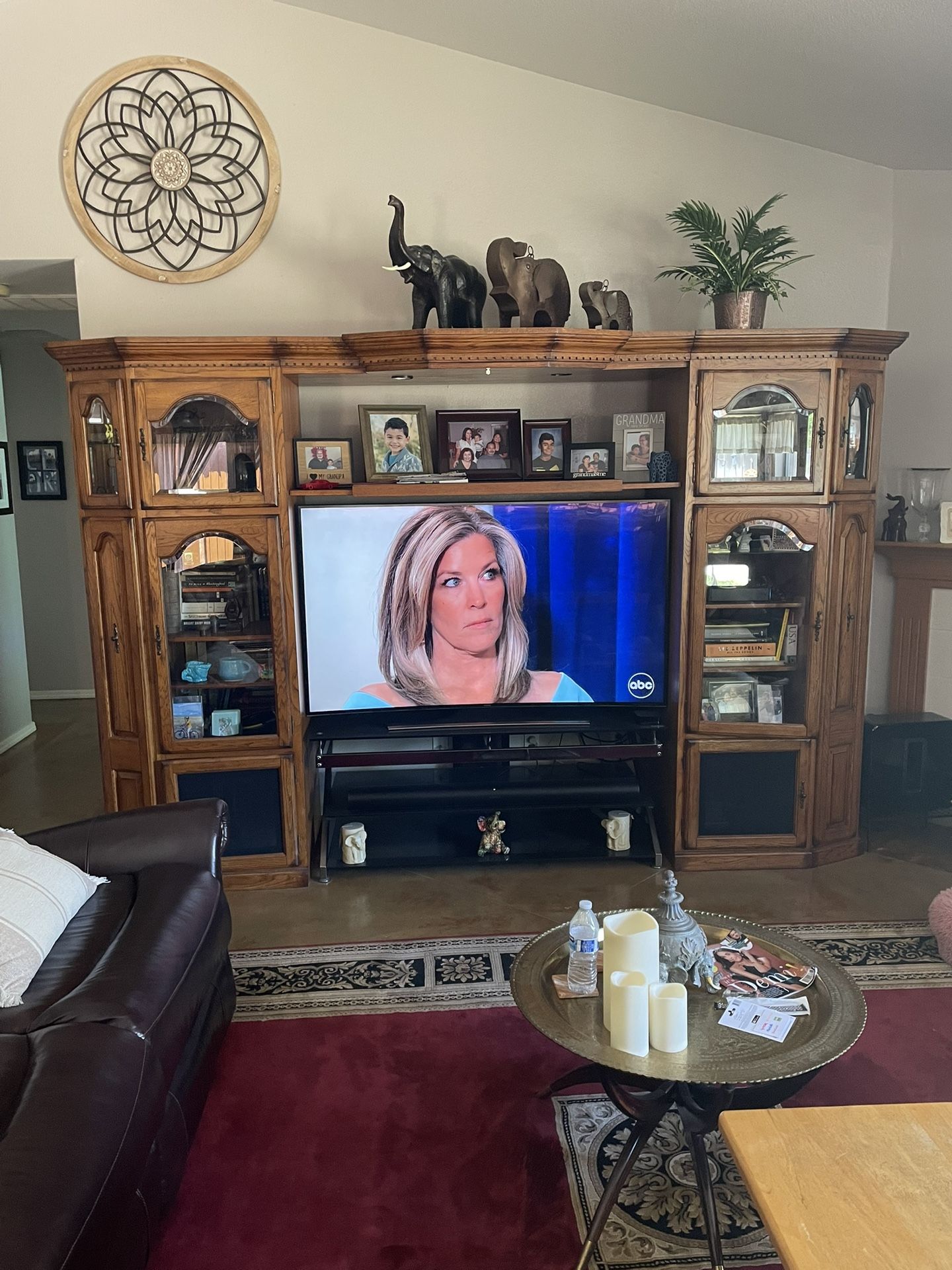 Oak Entertainment Center