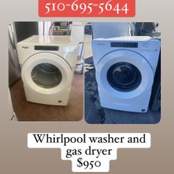 Whirlpool Washer And Gas Dryer (like New) 