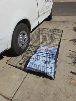 Large dog kennel
