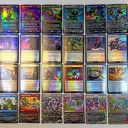 Magic: The Gathering TMNT - (Rare LOT Of 24) - Mythic/ Full Art / Rare / Foil