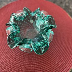 Vintage MURANO glass dish