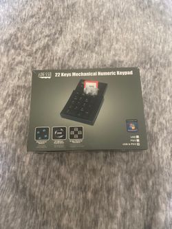 22 Keys numeric key pad