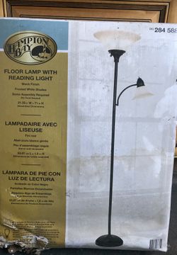 Floor lamp with reading light