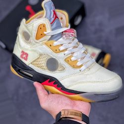 Jordan 5 Off White Sail 15