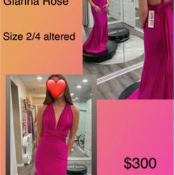 💖 Gianna Rose Formal Gown – Hot Pink 💖 $300