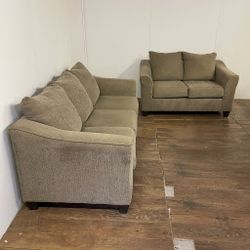 Hughes Furniture Couch And Loveseat Sofa Set **ALL NYC DELIVERY*