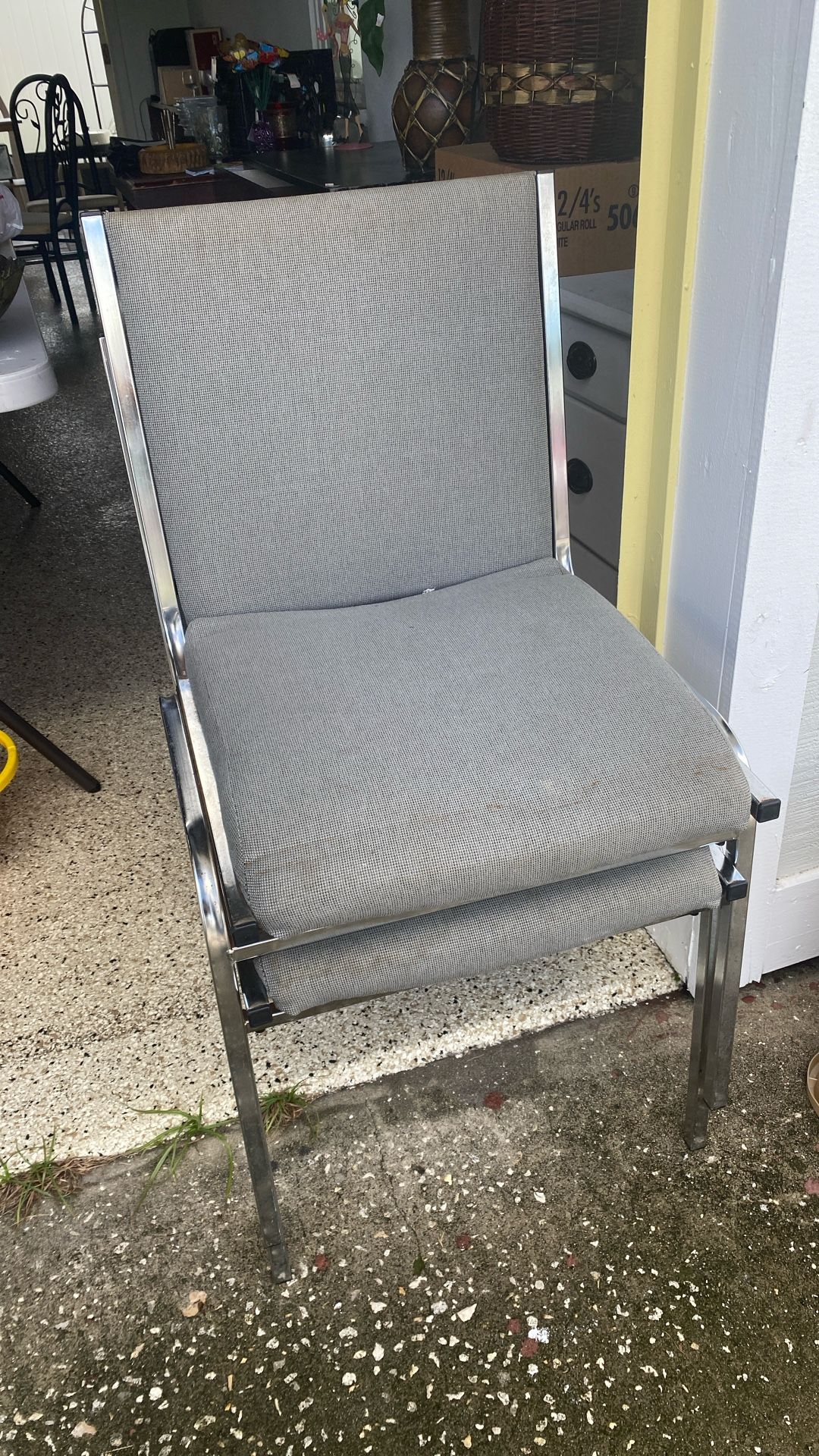 4 Stackable Chairs $60