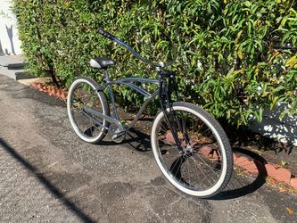 Chrome lowrider beach cruiser 26 inch