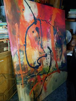 Large Painting 6ft Tall