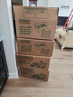 U-haul glass packs