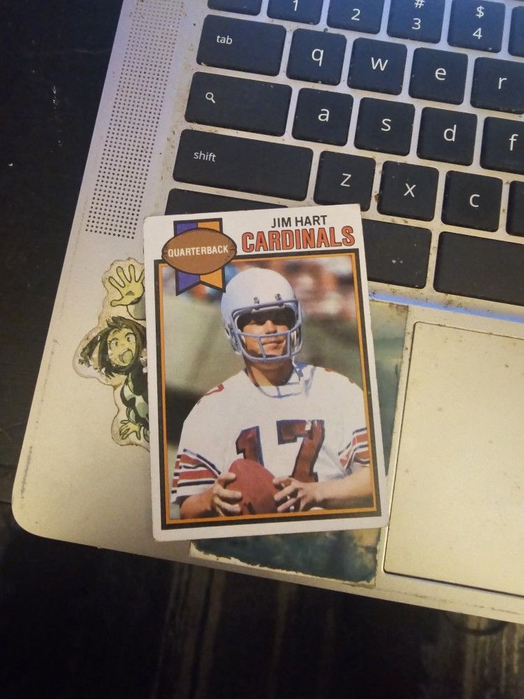 Jim Hart 1979 Topps Football Card