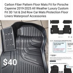 Mats Tapete Para PORSCHE Cayenne 