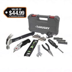 Husky 52-piece homeowners tool kit