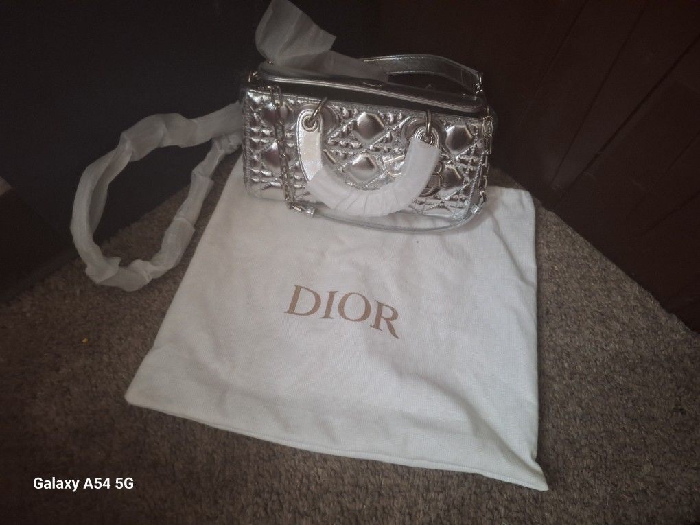 DIOR Silver Handbag ..Never Used