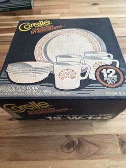 Corelle Summer Impressions Ginger 12-Piece Dinnerware Set