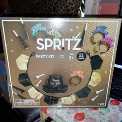 SPRITZ PARTY KIT 21 PIECE'S (HAPPY NEW YEAR)