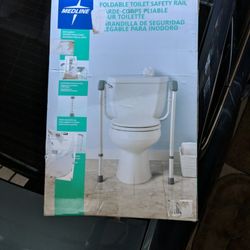 Foldable Toilet Safety Rail