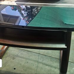 Black Glass Top Rosewood
IN
Computer Desk Keyboard Tra