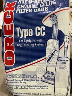 Oreck Type CC Vacuum Cleaner Filter Bags