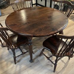 Ethan Allen Dining Table And Chairs!! 