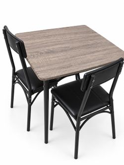 Small Square Table + 2 Chairs