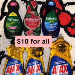 Ajax & Palmolive Dish Soap 