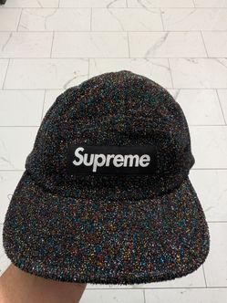 Supreme Glitter Terry Camp Cap in Multicolor