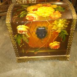   Beautiful Hand-painted Chest $45